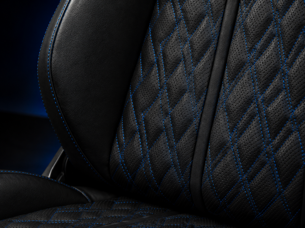 Bucket gaming chair detail