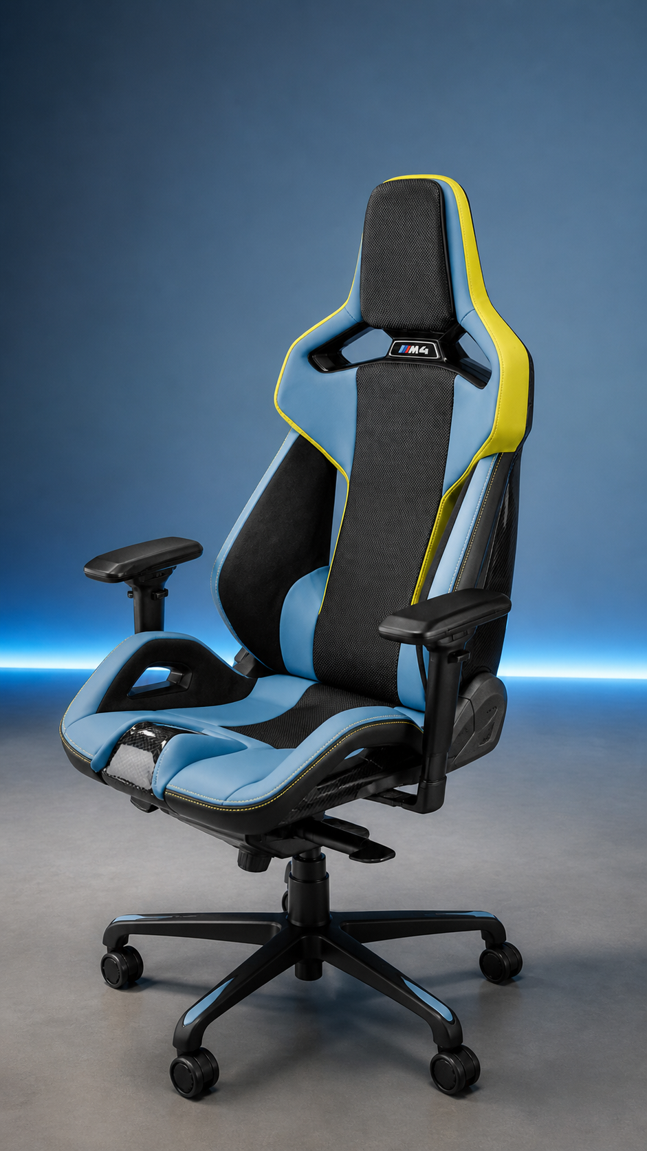 Bucket Gaming Chair — Blue Edition